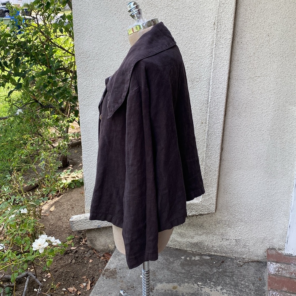 Bryn Walker 100% linen stunning brown jacket from high end boutique in Newport - Picture 7 of 12